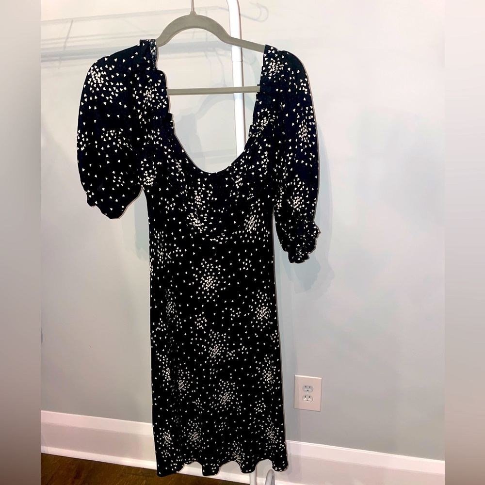 Anthropologie “LOVE-ly” black dress